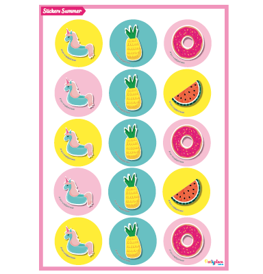 Stickers rectas